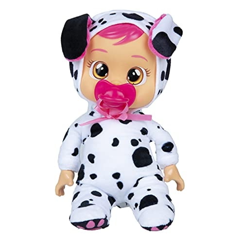 Muñeca Cry Babies Tiny Cuddles Dotty, muñeca bebé de 9 pulgadas