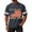 Dark Gray, variant on Men's 4th of July USA Flag Football Jersey Independence Day 250 Anniversary Red White Blue American Patriotic Shirt,Blue,XL