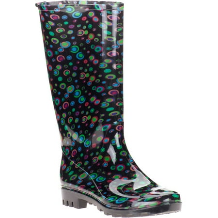 Women's Painted Marbles 13" Jelly Rain Boots