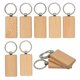 thumbnail image 4 of 20Pcs Wood Engraving Blanks Rectangle Blank Wooden Key Chain Wood Blanks for Keychains (Width:1.22 I, 4 of 5