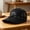 Black, variant on Unisex Wide Brim Baseball Cap with Letter Embroidery Drawstring Crown for Spring Camp Trip for Lake Fishing Valley Trek Breathable Mesh Anti-UV Sports Headwear Navy