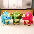 thumbnail image 4 of 40cm Creative Big Plush Soft Triceratops Stegosaurus Plush Toy Dinosaur Doll Stuffed Toy Kids Dinosaurs Toy Birthday Gifts, 4 of 8