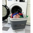 thumbnail image 5 of SAMMART 40L (10.5 Gallon) Collapsible Plastic Laundry Basket - Foldable Pop Up Storage Container/Organizer - Portable Laundry Hamper - Space Saving, 5 of 6