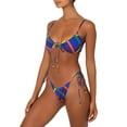 thumbnail image 5 of Conjuntos de bikini Prolriy para mujer, traje de baño para mujer, ropa de playa, moda de baño de verano dividido, trajes de baño estampados, conjunto de tankinis, trajes de baño para mujer, azul S, 5 of 5