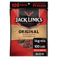 Jack Links Beef Jerky, Original. Meat Protein Snack Packs, 5ct 0.65oz