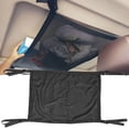 thumbnail image 4 of Bolsa De Red Para Techo De Automóvil, Bolsa De Almacenamiento Para Automóvil, 1PCS Negro Para Acampar Salvaje Montañismo Conducir Senderismo ZAQW Negro, 4 of 8