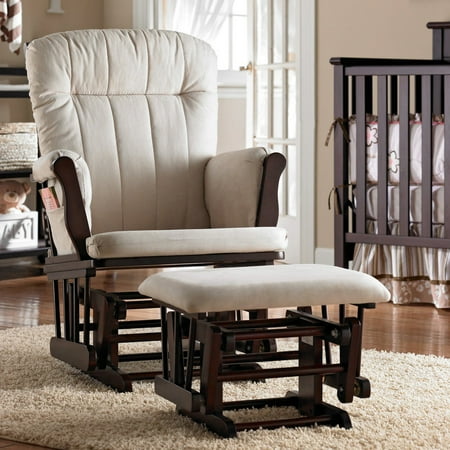 LaJobi Avalon Glider Ottoman Combo