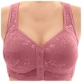 thumbnail image 1 of Women's Front Button Up With A Non Underwire Plus Size Vest Push Up Bra, 1 of 5