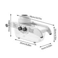 thumbnail image 2 of Upgrade Adjustable Kitchen Slicer 2 In 1 Detachable Vegetable Chopper Potato Fries Cutter With Storage Holes Non Design, 2 of 7