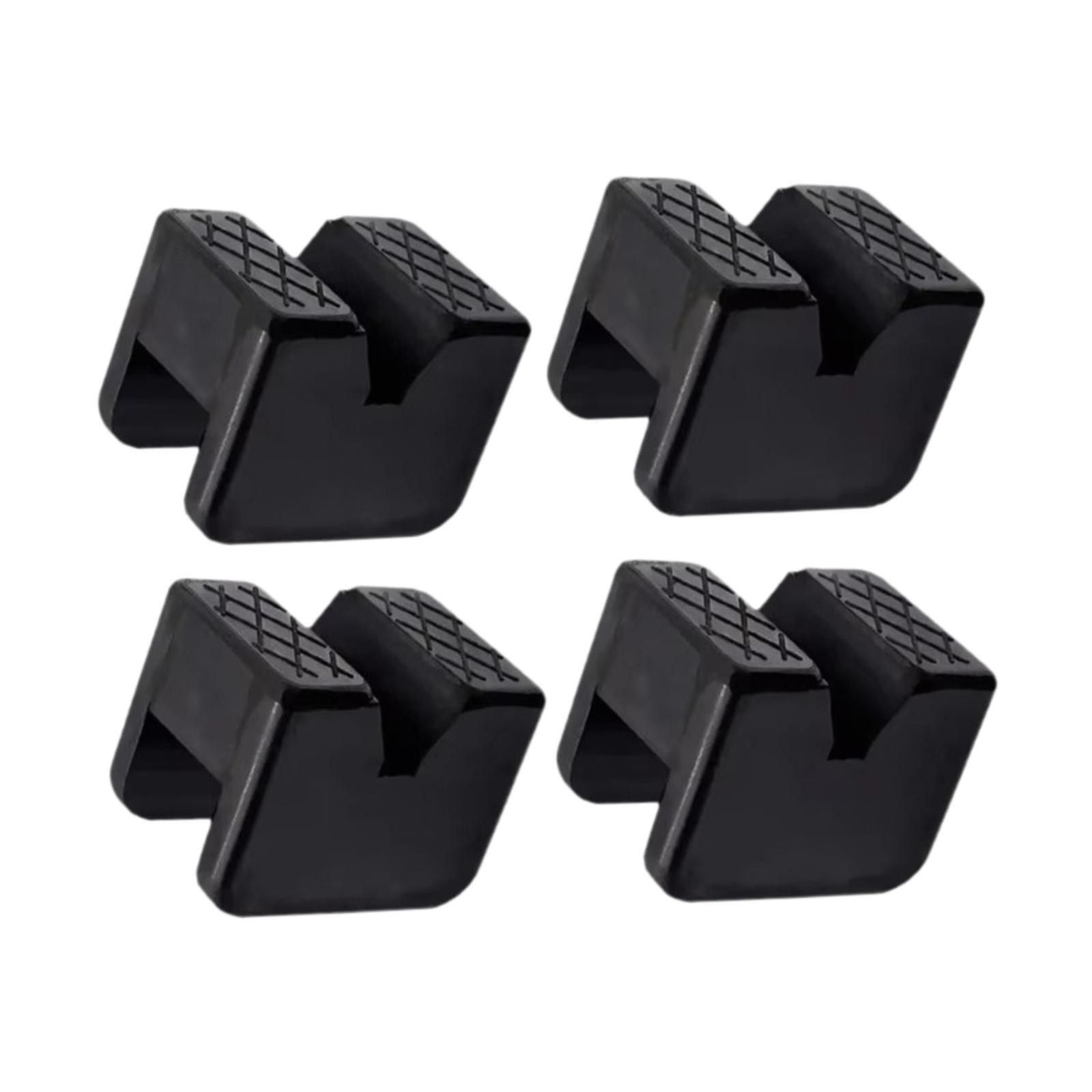 Dickly 4Pcs Jack Stand Pads Adapter Slotted Frame Stands Rail Pinch Welds Protector