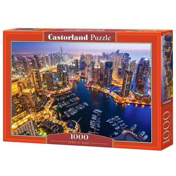 Bridge Toys - Castorland, 1000 Piece Jigsaw Puzzle, Dubai at Night
