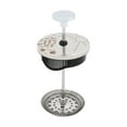 thumbnail image 5 of Any Morning 350 ml French Press, Stainless Steel, Borosilicate Glass, 3-Layer Filtration, 11 oz, FY450, 5 of 7