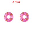 thumbnail image 1 of 1/2/4PCS Kids Mini Donuts Swim Ring Bath Toy Summer Fun Swimming Pool Accessory Float Ring Toys For Rubber Ducks Doll Inflatable Style B 2pcs, 1 of 6