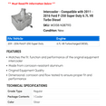 thumbnail image 2 of Intercooler - Compatible with 2011 - 2016 Ford F-250 Super Duty 6.7L V8 Turbo Diesel 2012 2013 2014 2015, 2 of 2