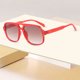 thumbnail image 3 of Gafas de sol retro para mujer y hombre Gafas de sol clásicas cuadradas de los años 70, 3 of 3