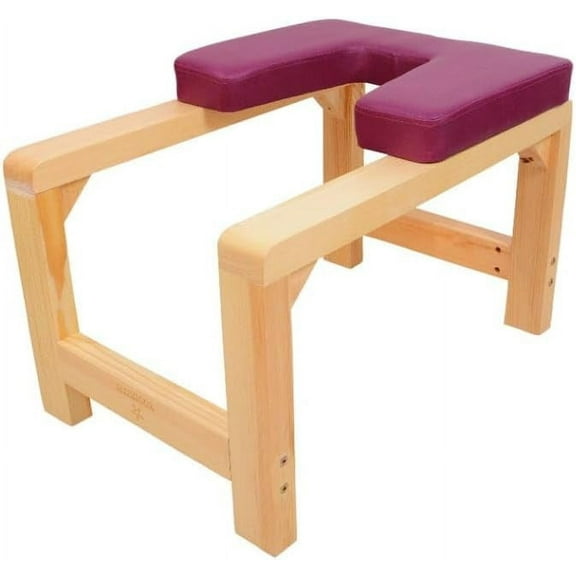 Yoga Headstand , Yoga Stool, Inversion , Iyengar Yoga Headstand , Iyengar Yoga Props