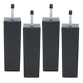 thumbnail image 3 of AMLESO 4 Pcs 5.9 Pouces Pieds de Lit en Plastique Protecteur de Sol M8 Filetage, 3 of 8