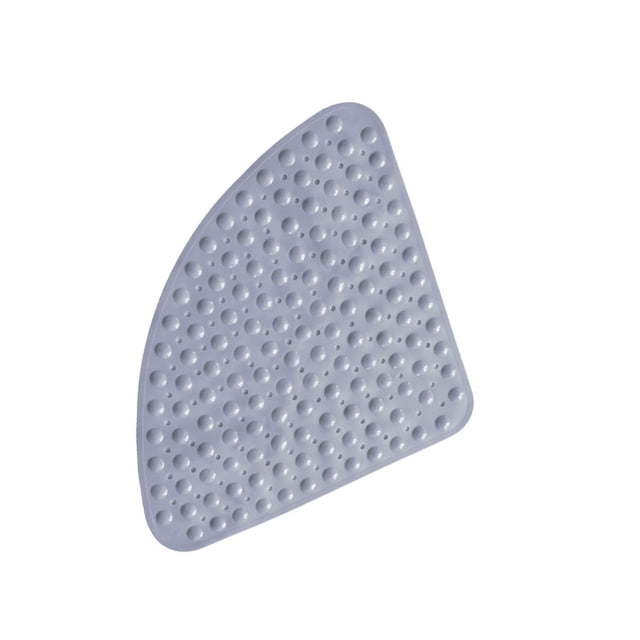 Bath Tub Anti-skid Mat Floor Cushion Wear-resistant Shower Solid Color Shower Pad Bathroom Accessory Protective Accessories Bathing Ground Rug Gray