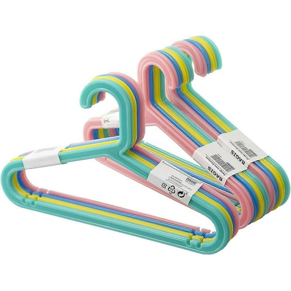 Ikea Set of 16 children's hangers, pastel colors