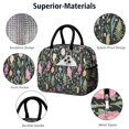 thumbnail image 4 of Womens Pioneer Flower Floral Print Pattern Lunch Box for Work,Insulated Lunch Bag for Women,Loncheras Para Mujer,Leakproof Adult Lunch Bag for Work,Beach,Travel,Picnic,Camping, 4 of 7