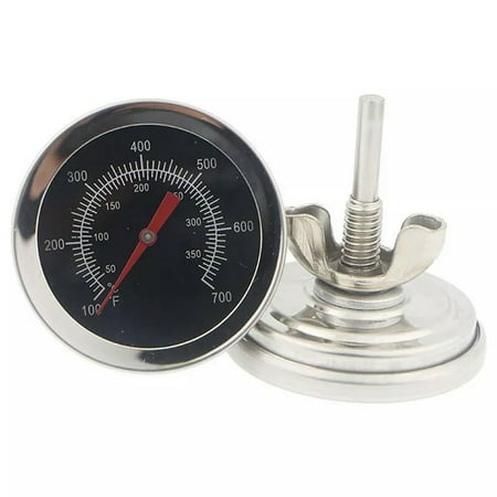 

BLOPQ Stainless Steel Oven Thermometers BBQ Bimetallic Dual Gage 700 Degree -default