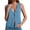 Blue, variant on V-neck Women's Summer Basic Vest Crochet Knit Vest SSweater Sleeveless Vest Top