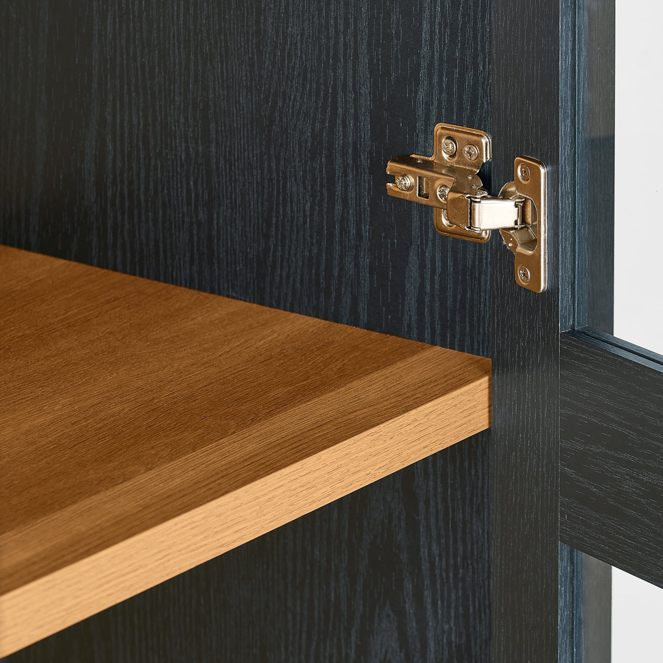 Better Homes & Gardens Ezra Accent Cabinet, Rich Black Finish