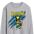 thumbnail image 3 of Marvel Wolverine - Slash - Men's Long Sleeve Graphic T-Shirt, 3 of 5