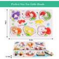 thumbnail image 5 of Wooden Peg Puzzles for Toddlers 1-3,Dinosaur Puzzle for Kids, Montessori Toys for 1-3+ Years Girl Boy,, 5 of 7