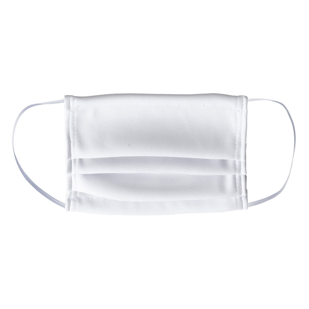 Solid White 1-ply Reusable Face Mask Covering, Kids - Walmart.com