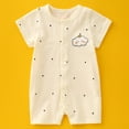 thumbnail image 2 of Summer Baby Girls Clothing Agkizg Baby Girls Bodysuits, Baby Girls Short Sleeve Rompers, Child Thin Newborn Printing Round Neck Short Sleeved Pajamas and Creepers, 2 of 3