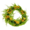 thumbnail image 5 of SENSETH Artificial Flower Wreath Simulation Flowers Garland Wreath for Home Door Decor, 5 of 8