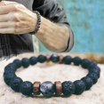 thumbnail image 1 of para hombre, de Natural, joyería, abalorios de Buda tibetano Azul Hugo pulsera de cuentas, 1 of 8