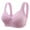 Womens Bras Purple, variant on Womens Full Support Bras, Wireless Bra Full Coverage Seamless Support Push Up Bras for Women No Underwire Comfort V Neck Everyday Bralettes S-3XL