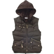 No Boundaries - Juniors Bubble Vest with Detachable Hood
