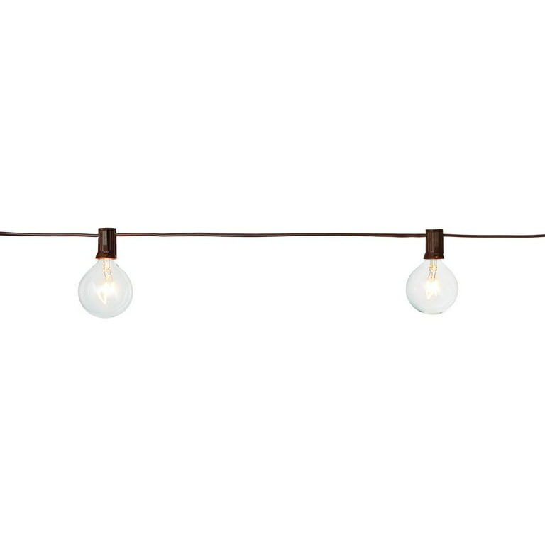 12-Light Large Cafe Clear String Lights 12-Light Large Cafe Clear String Lights