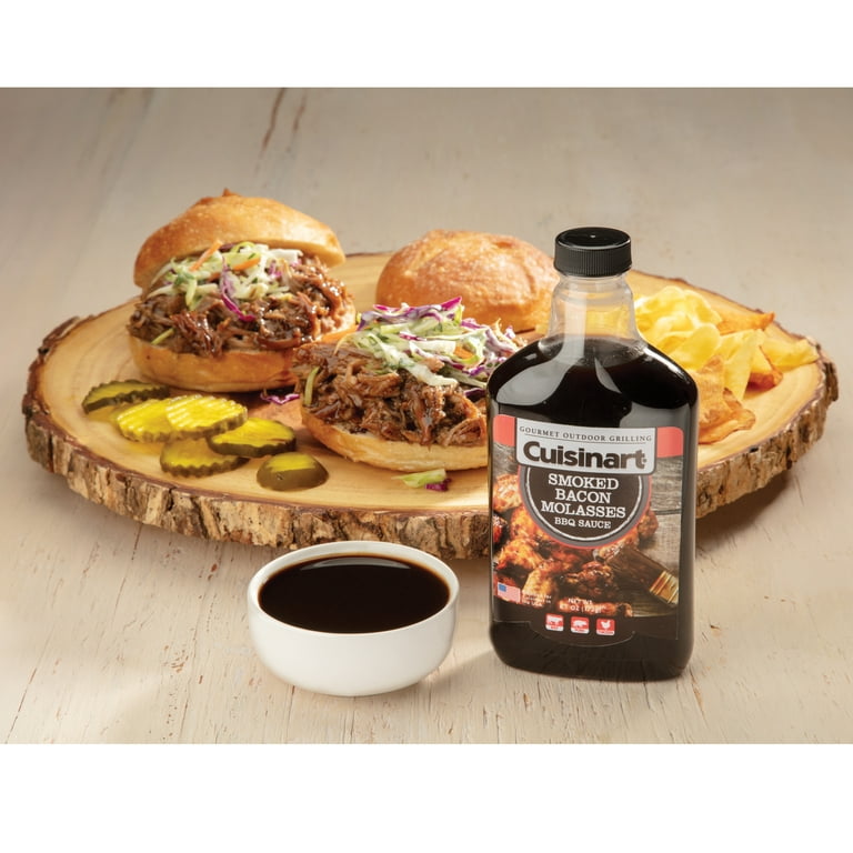 Cuisinart Smoked Bacon Molasses BBQ Sauce, 13 Fl Oz Bottle