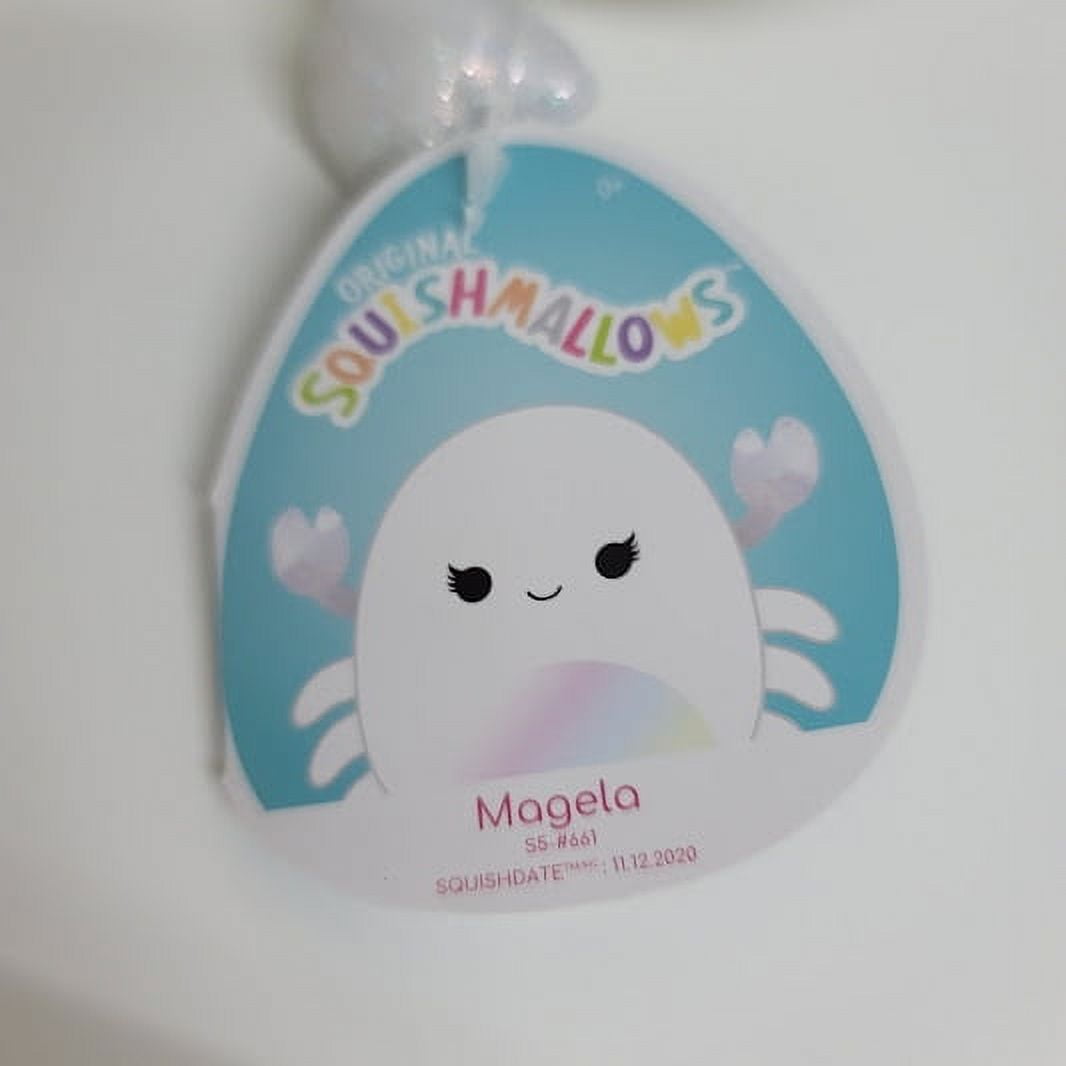 Squishmallows Official Kellytoys Plush 5 Inch Magela the White Crab Ultimate Soft Stuffed Toy