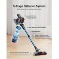 thumbnail image 4 of TaoTronics Corded Stick Vacuum Cleaner, New, 600W Power, HEPA Filter, 14KPa Suction, Black, 4 of 5