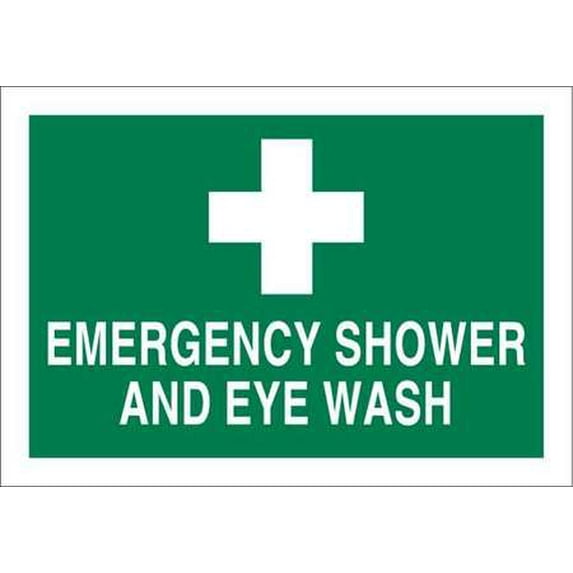 BRADY First Aid Sign,10" x 14",Fiberglass 87662