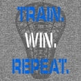 thumbnail image 2 of Boy's Lost Gods Lacrosse Train Win Repeat Performance Graphic Tee Charcoal Heather Medium, 2 of 4