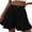 Black, variant on MDUKONU Women's Vacation Linen Shorts Lightweight Blend Classic Fit Fade Resistant White L