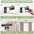 thumbnail image 4 of Barras para cortinas Edidonson de 1,6 cm de diámetro, ajustables de 76 a 114 cm, paquete de 2, 4 of 7