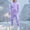 Purple, variant on KeShDi Mens Sweatsuits 2 Piece Set Men Casual Pullover Hooded Sports Solid Long Sleeve Trousers Two-Piece Elastic Waist Tracksuit Blue 2X