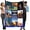 8 Photos, variant on Custom Blanket with Photo Text Personalized Throw Blankets, Customized Picture Blanket Baby Fathers Mothers Friends Lovers Dog Pets Personalized Halloween Flannel Blanket (p-6, 32x48)