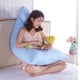 thumbnail image 4 of BRIGHTFUFU 1 por ciento Mujeres Funcionistas embarazadas Caja de almohada para dormir Caso de almohada de almohadilla del cuerpo en forma de U, 4 of 8