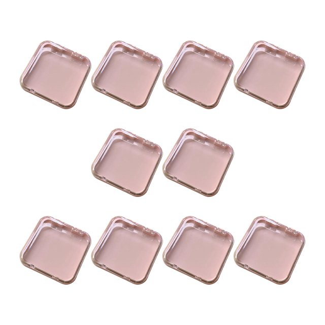 10 Uds. Cajas para uñas a presión, soporte para exhibición de puntas de uñas, caja vacía, cajas organizadoras de almacenamiento de uñas para uñas , SG