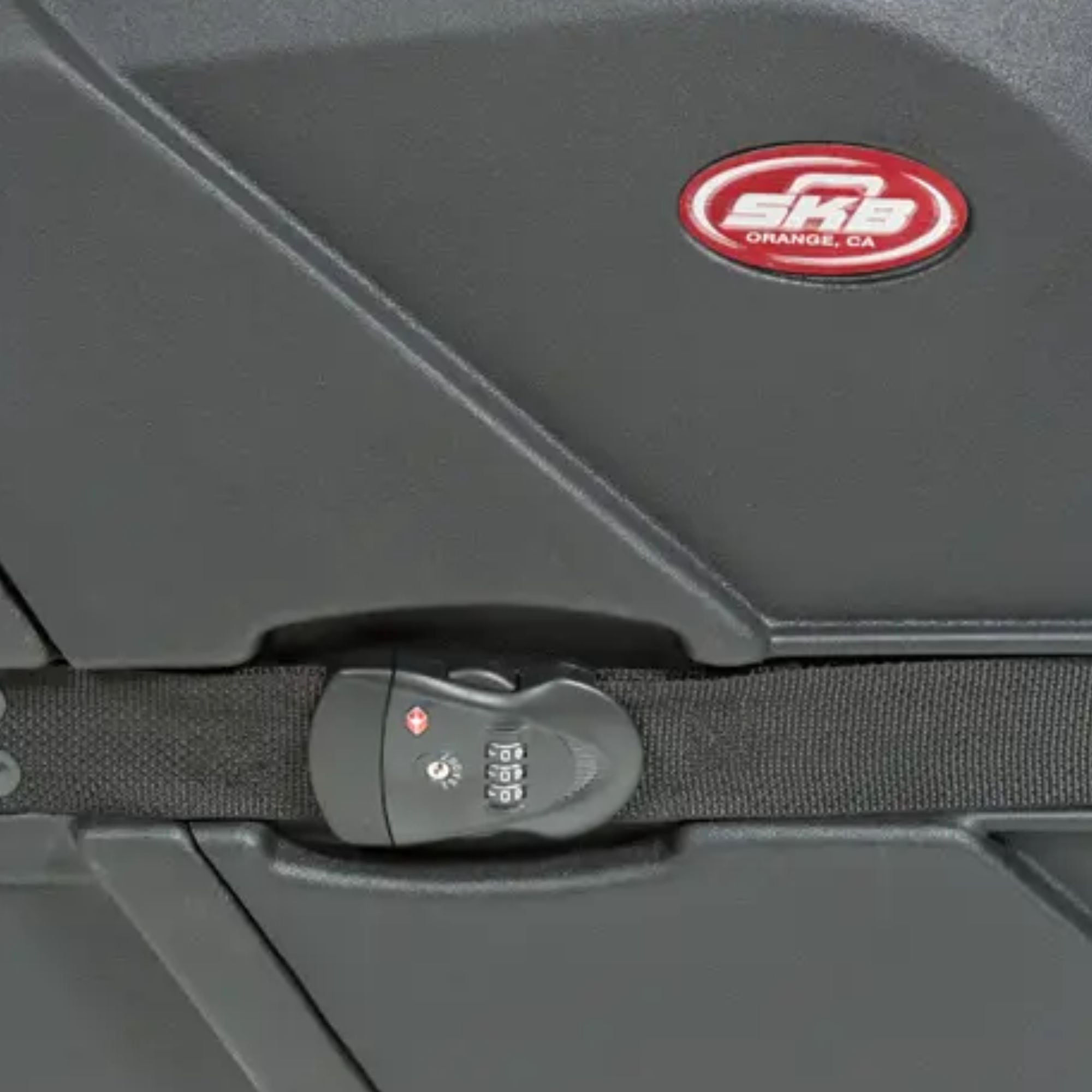 SKB ATA Roto Electric Bass Guitar Hard Case with TSA Locking Latches, Black