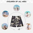 thumbnail image 6 of joogoo Kids Boys Swim Trunks Skeleton Pirate Bone Beach Board Shorts Drawstring Swimsuit Kid Teen M, 6 of 6