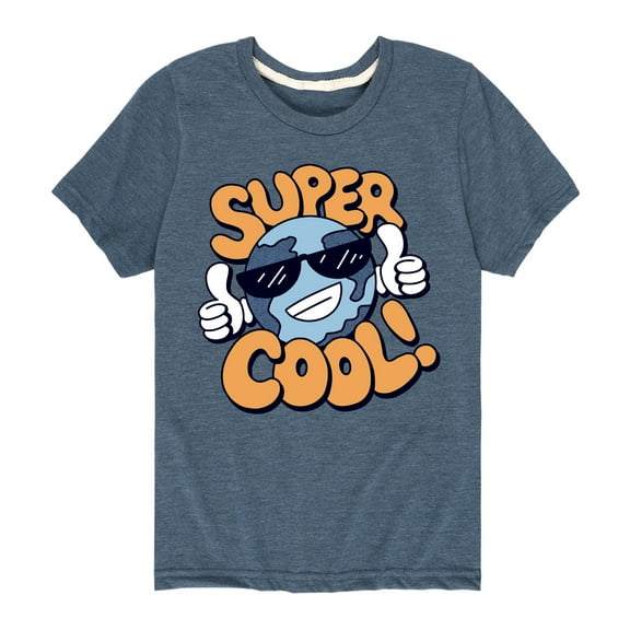 Instant Message - Super Cool Earth - Toddler & Youth Short Sleeve Graphic T-Shirt
